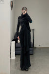 Marc le bihan long net eye skirt 2752 black